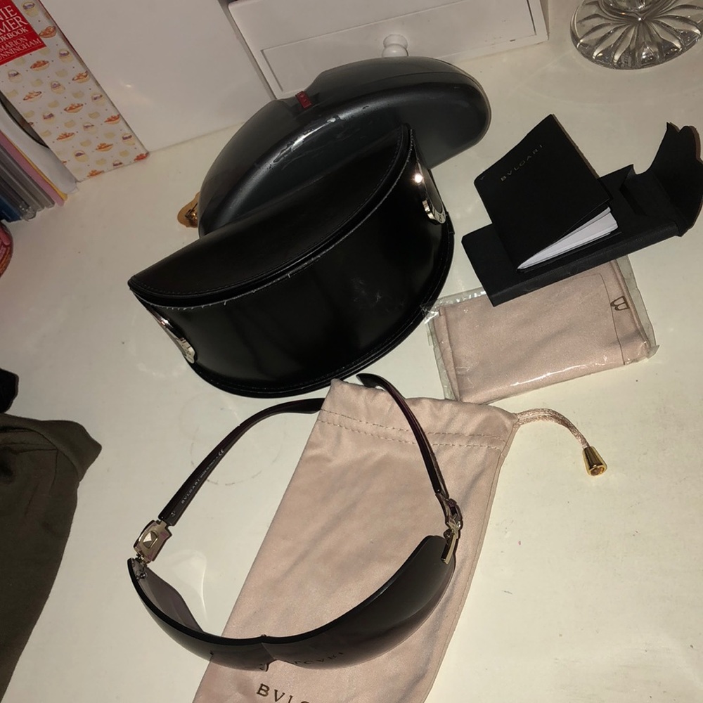 Bvlgari purple sunglasses